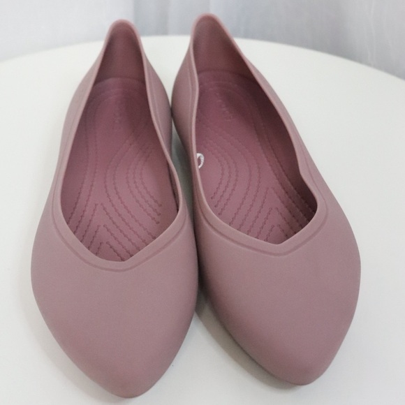 CROCS Brooklyn Pointed Toe Ballet Flats - Picture 6 of 14